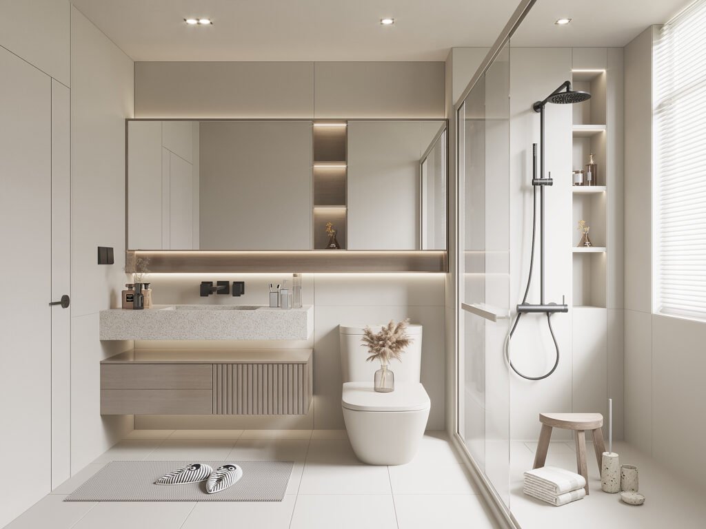 Modern Wall-Mounted Bathroom Vanity