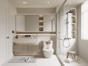 Modern Wall-Mounted Bathroom Vanity