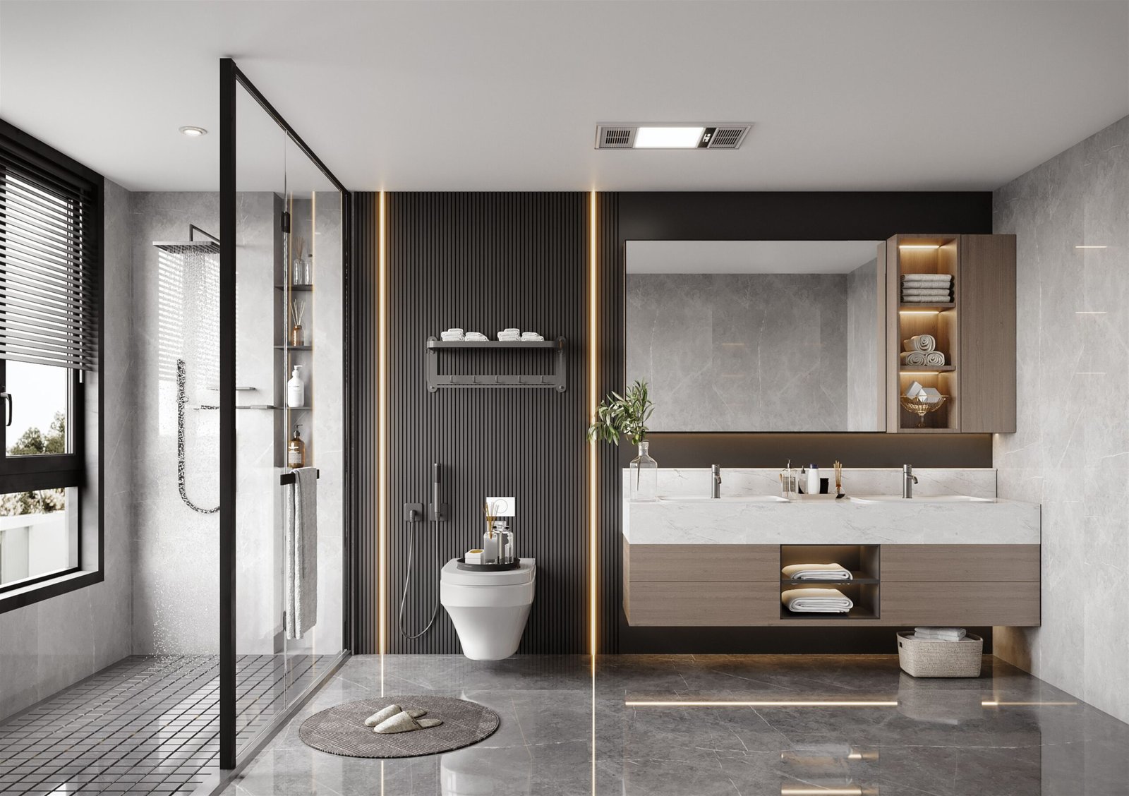 Double Sink Bathroom Vanity