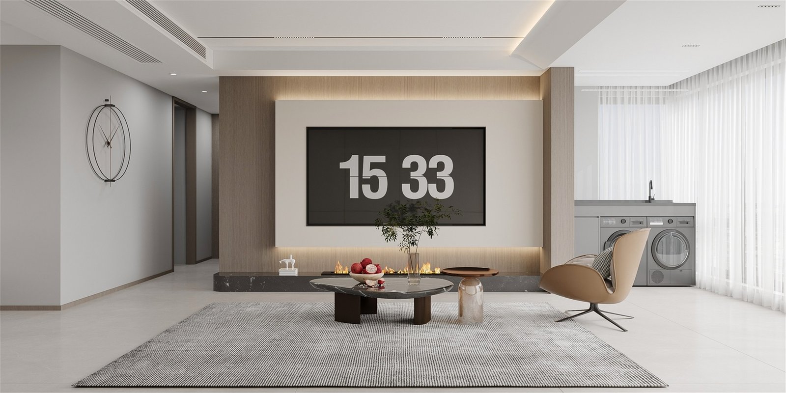 Aluminum TV Cabinet