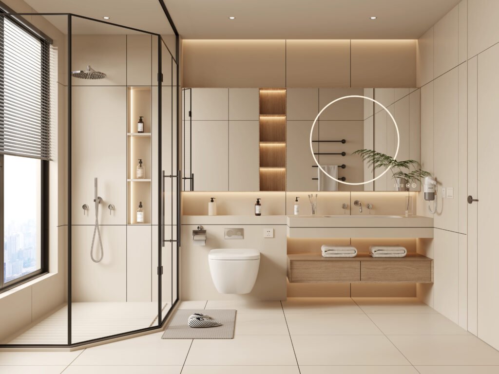 Cream Style Bathroom Vanity