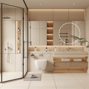 Cream Style Bathroom Vanity