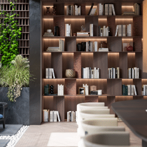 Elegant Display Bookcase