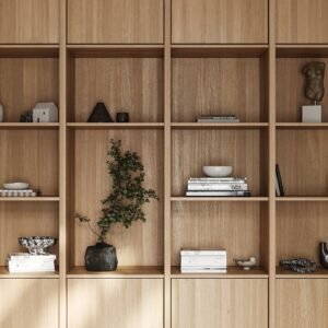 Wood Display Bookcase