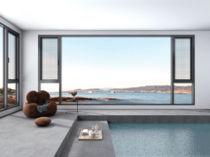 Slim Frame Aluminum Profiles for Glass Doors