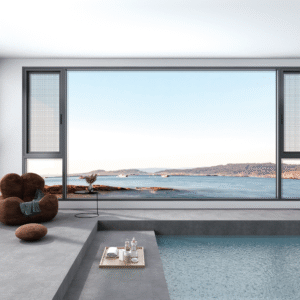Slim Frame Aluminum Profiles for Glass Doors