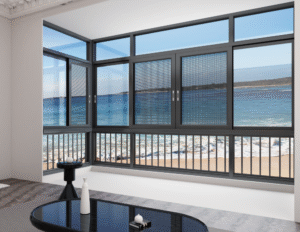 Minimalist Aluminum Profiles for Glass Doors