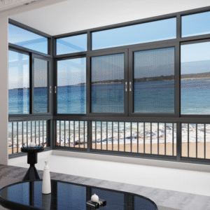 Minimalist Aluminum Profiles for Glass Doors