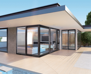 Minimalist Glass Door Profile
